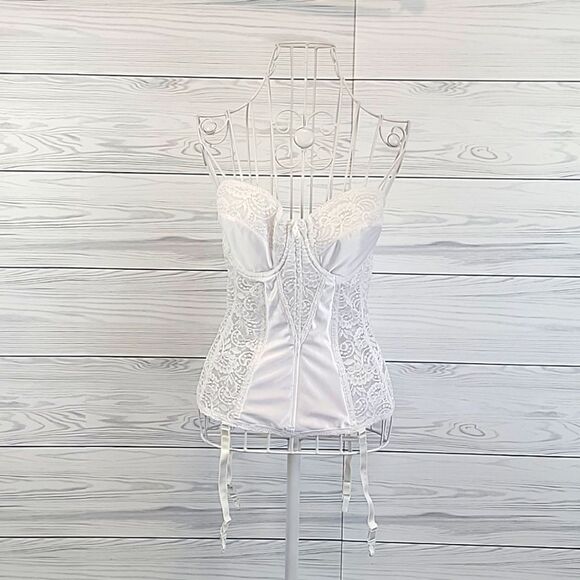 Va Bien corset strapless bra with removable garter straps Women's Size 34D - Picture 1 of 11